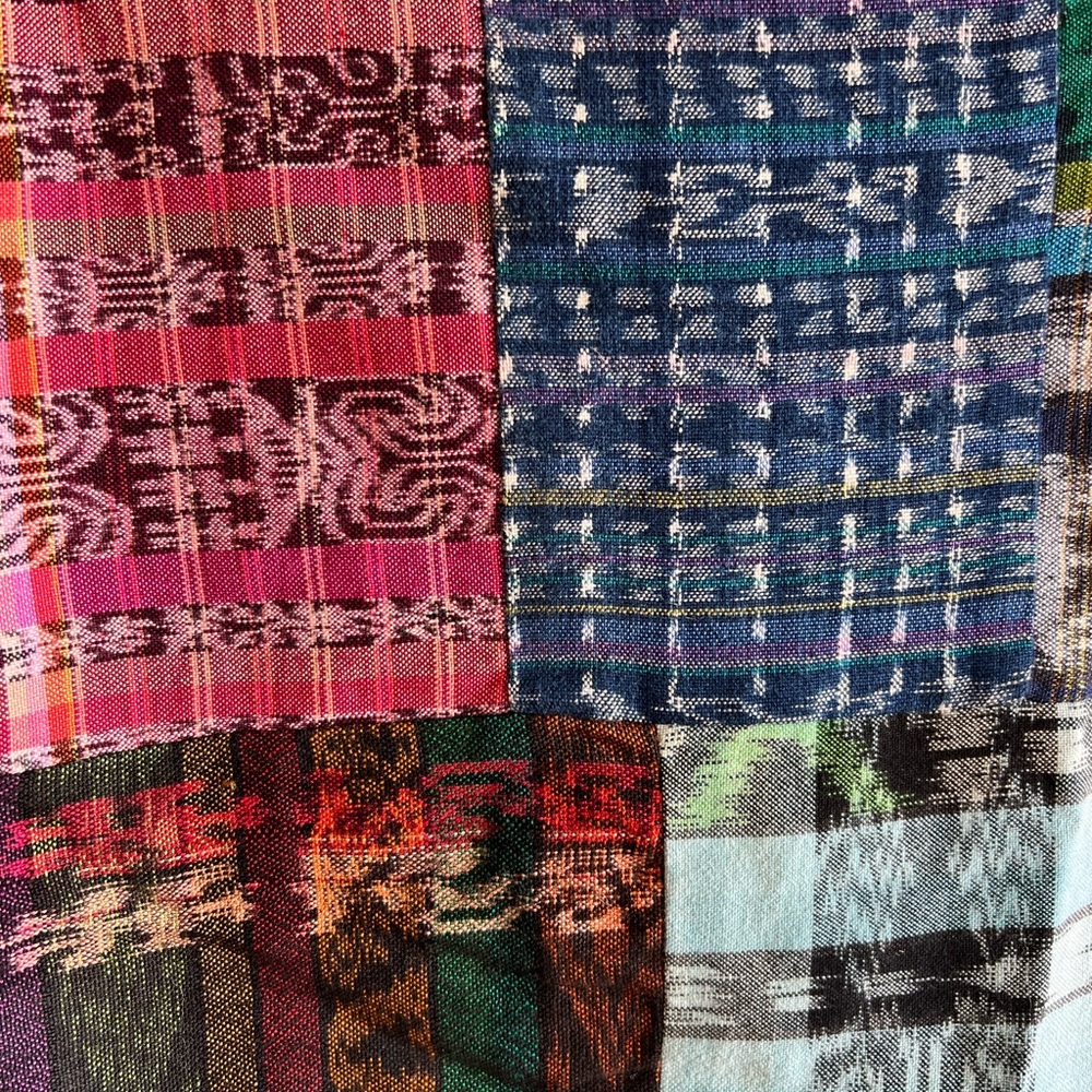 Boho Patchwork Maxi Wrap Skirt - Multicolor - image 2